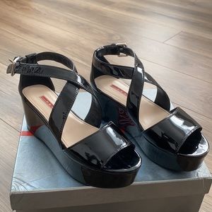 Prada platform sandals